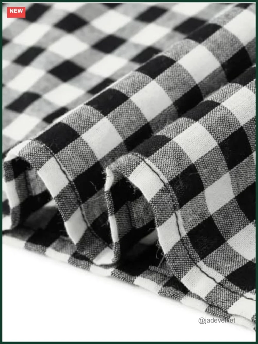 Plus Size Long Sleeve Gingham Midi Dress, Cotton Blend Button Down Vintage